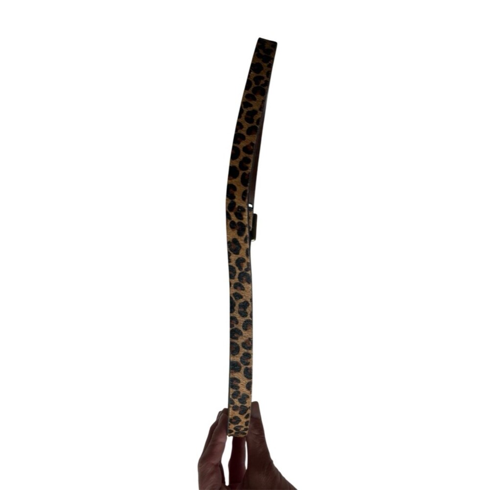 Dainty Cheetah Print Mini Belt Womens Large